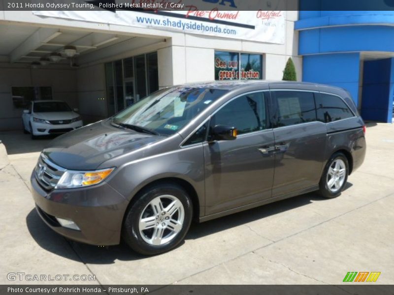 Polished Metal Metallic / Gray 2011 Honda Odyssey Touring