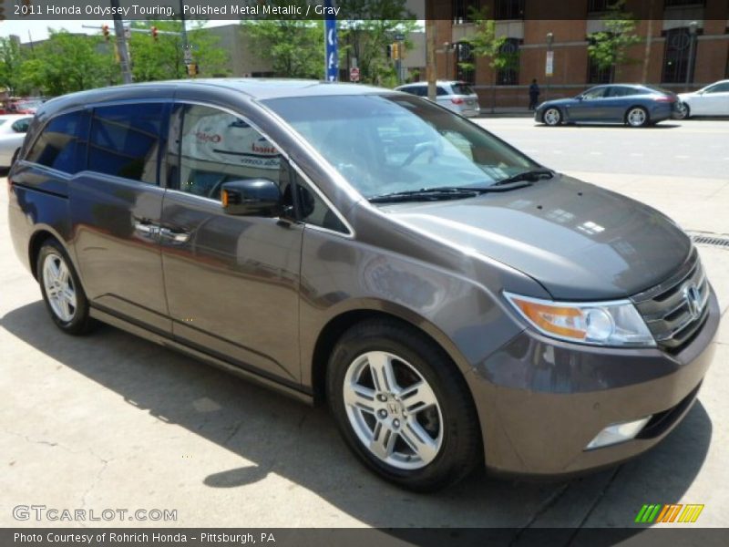 Polished Metal Metallic / Gray 2011 Honda Odyssey Touring