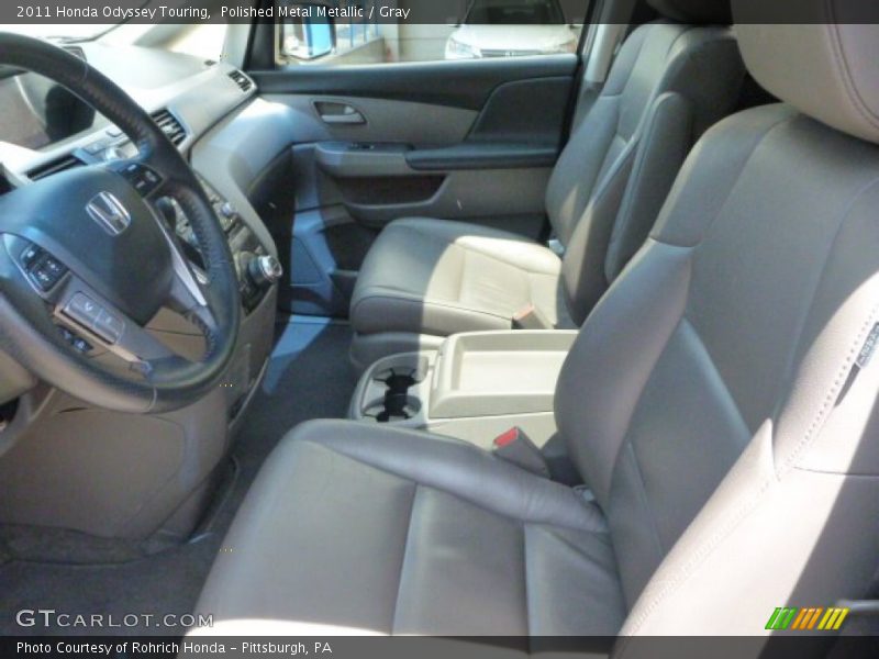 Polished Metal Metallic / Gray 2011 Honda Odyssey Touring