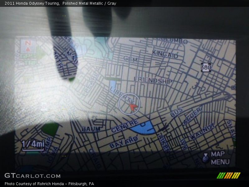 Polished Metal Metallic / Gray 2011 Honda Odyssey Touring