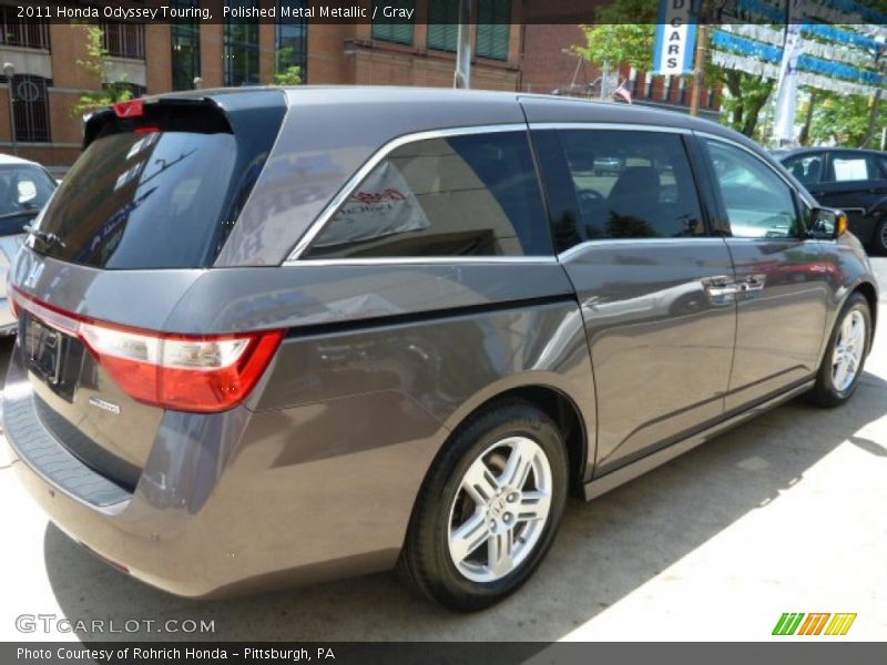Polished Metal Metallic / Gray 2011 Honda Odyssey Touring