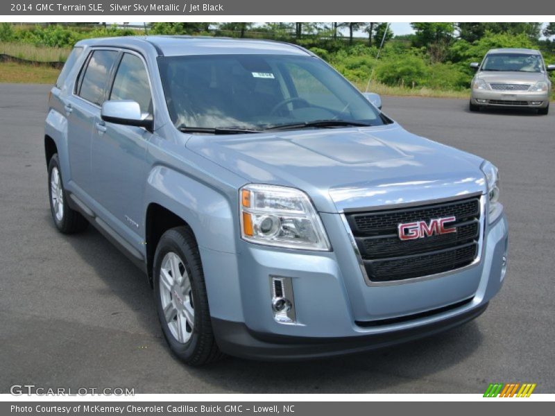 Silver Sky Metallic / Jet Black 2014 GMC Terrain SLE