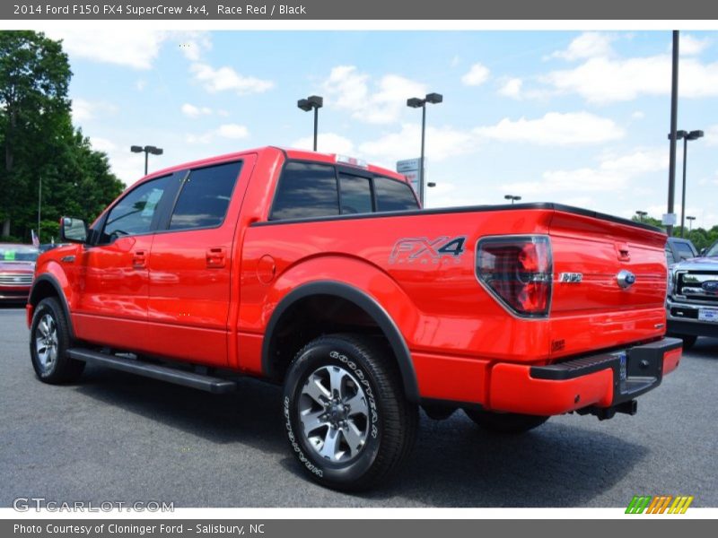 Race Red / Black 2014 Ford F150 FX4 SuperCrew 4x4