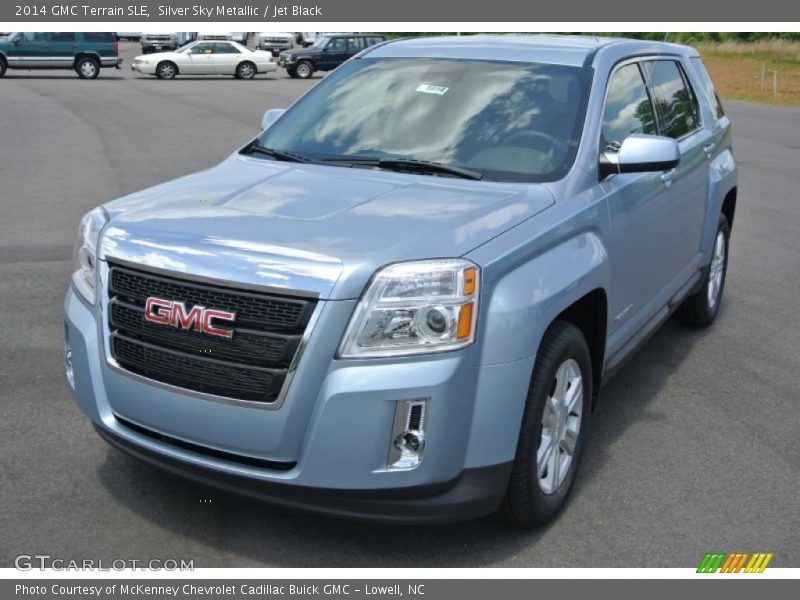 Silver Sky Metallic / Jet Black 2014 GMC Terrain SLE