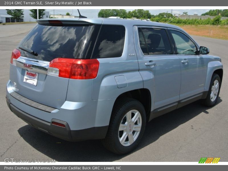 Silver Sky Metallic / Jet Black 2014 GMC Terrain SLE