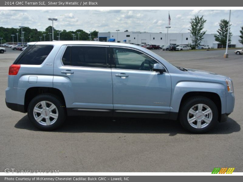 Silver Sky Metallic / Jet Black 2014 GMC Terrain SLE