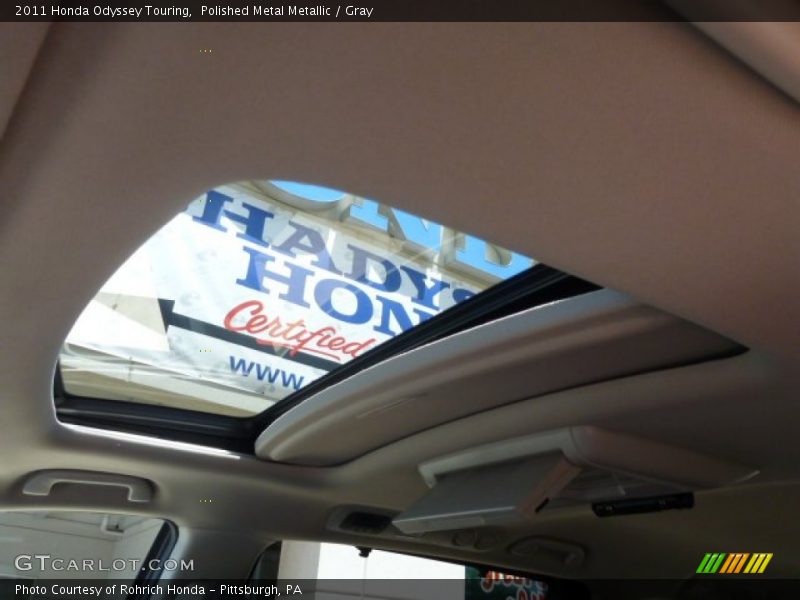 Polished Metal Metallic / Gray 2011 Honda Odyssey Touring
