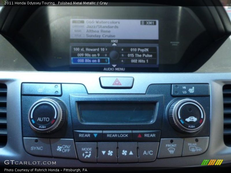 Polished Metal Metallic / Gray 2011 Honda Odyssey Touring