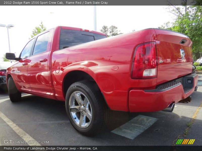 Flame Red / Dark Slate Gray 2012 Dodge Ram 1500 Sport Crew Cab