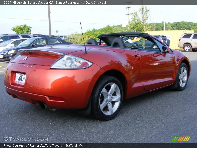 Sunset Pearlescent / Dark Charcoal 2007 Mitsubishi Eclipse Spyder GS