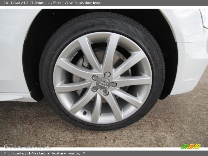 Ibis White / Velvet Beige/Moor Brown 2014 Audi A4 2.0T Sedan
