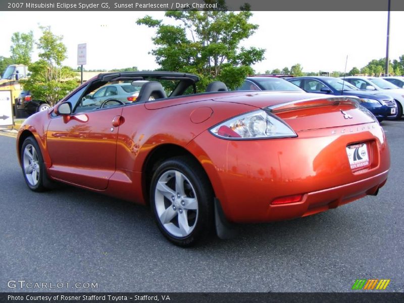 Sunset Pearlescent / Dark Charcoal 2007 Mitsubishi Eclipse Spyder GS