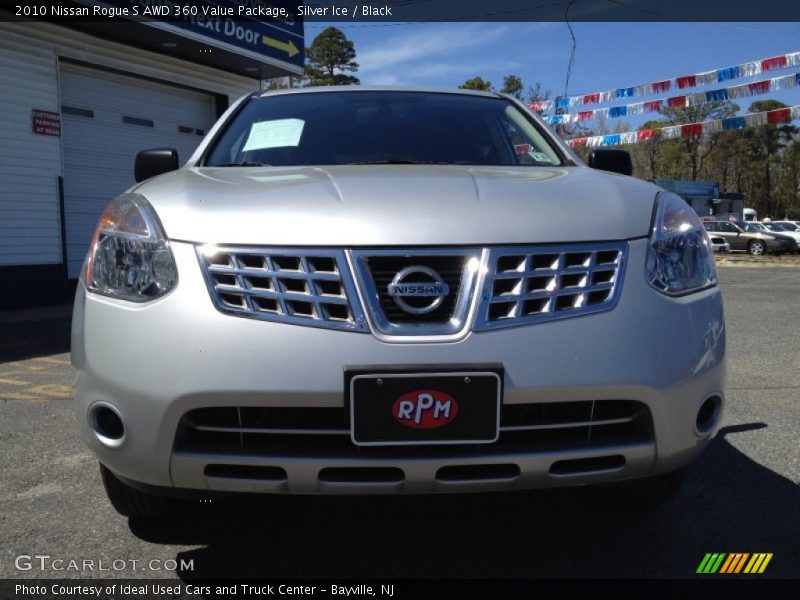 Silver Ice / Black 2010 Nissan Rogue S AWD 360 Value Package