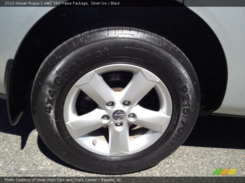 Silver Ice / Black 2010 Nissan Rogue S AWD 360 Value Package