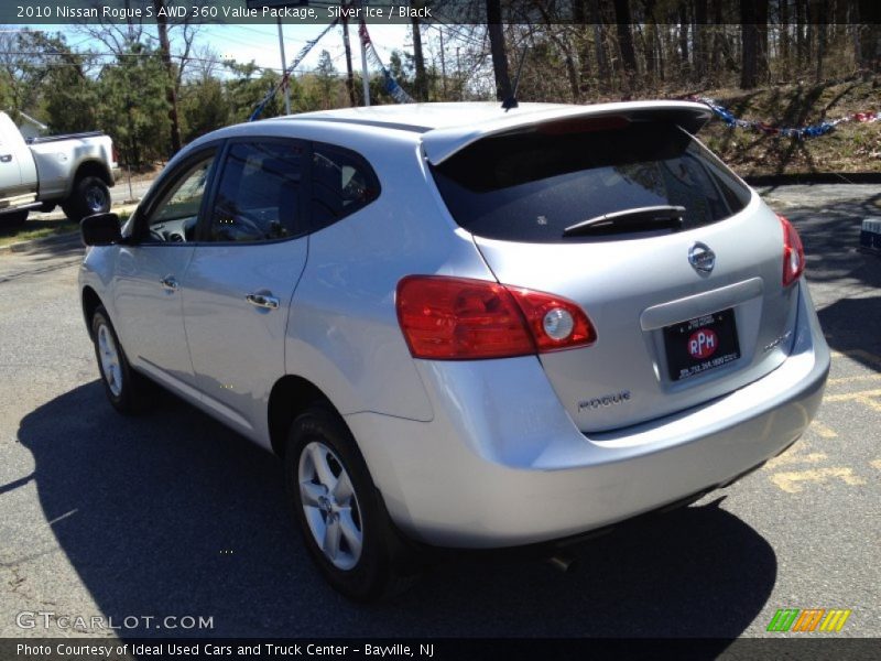 Silver Ice / Black 2010 Nissan Rogue S AWD 360 Value Package