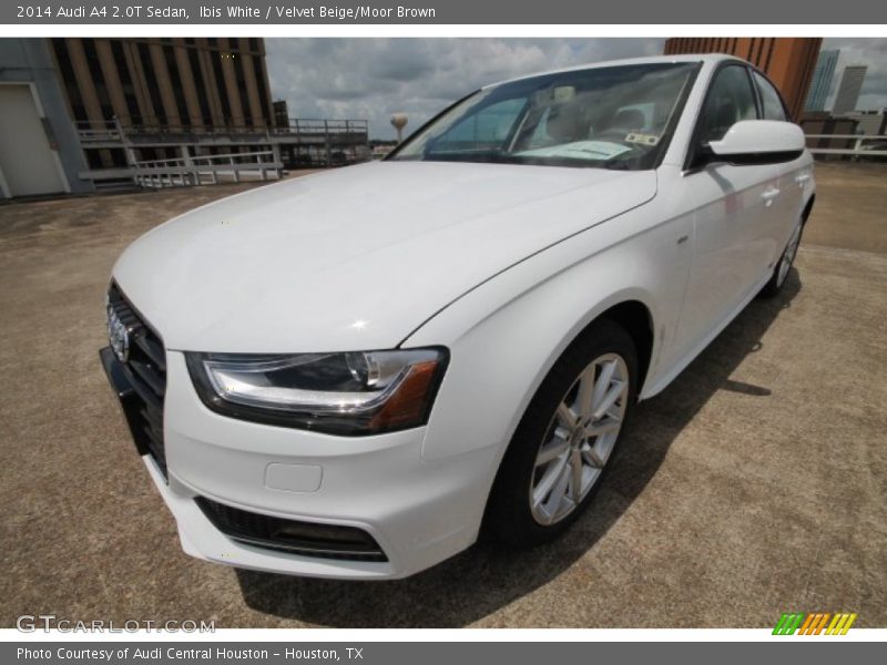Ibis White / Velvet Beige/Moor Brown 2014 Audi A4 2.0T Sedan