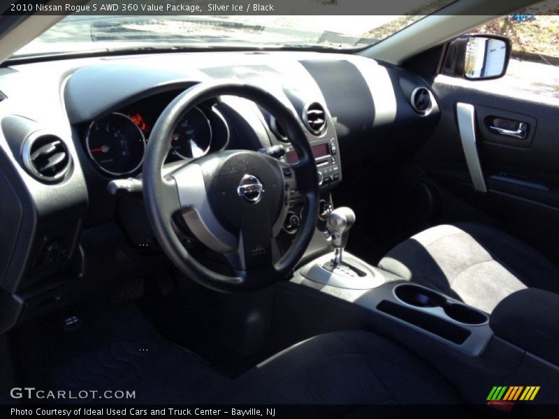 Silver Ice / Black 2010 Nissan Rogue S AWD 360 Value Package