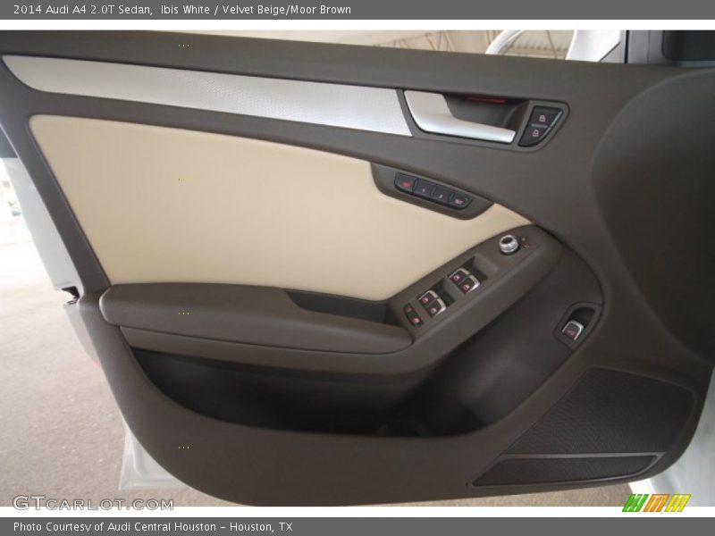 Ibis White / Velvet Beige/Moor Brown 2014 Audi A4 2.0T Sedan