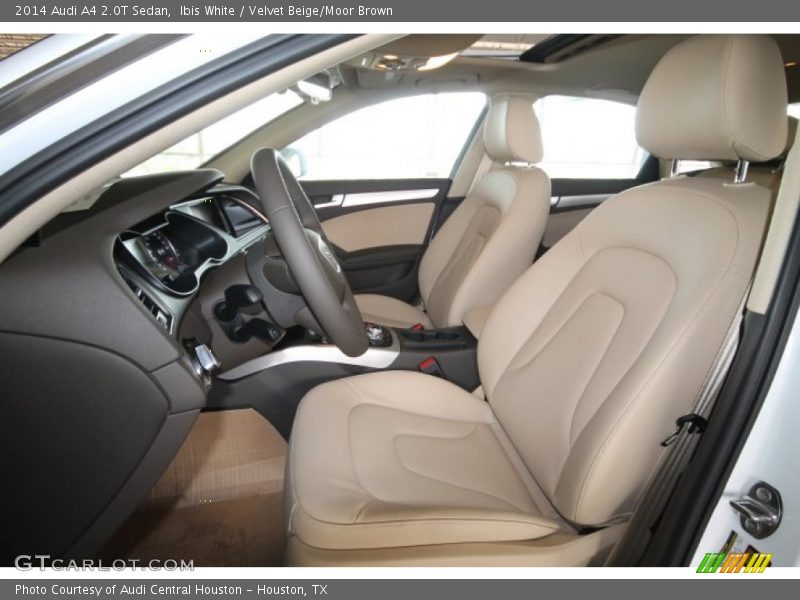 Ibis White / Velvet Beige/Moor Brown 2014 Audi A4 2.0T Sedan