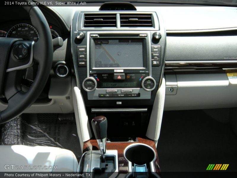 Super White / Ash 2014 Toyota Camry XLE V6