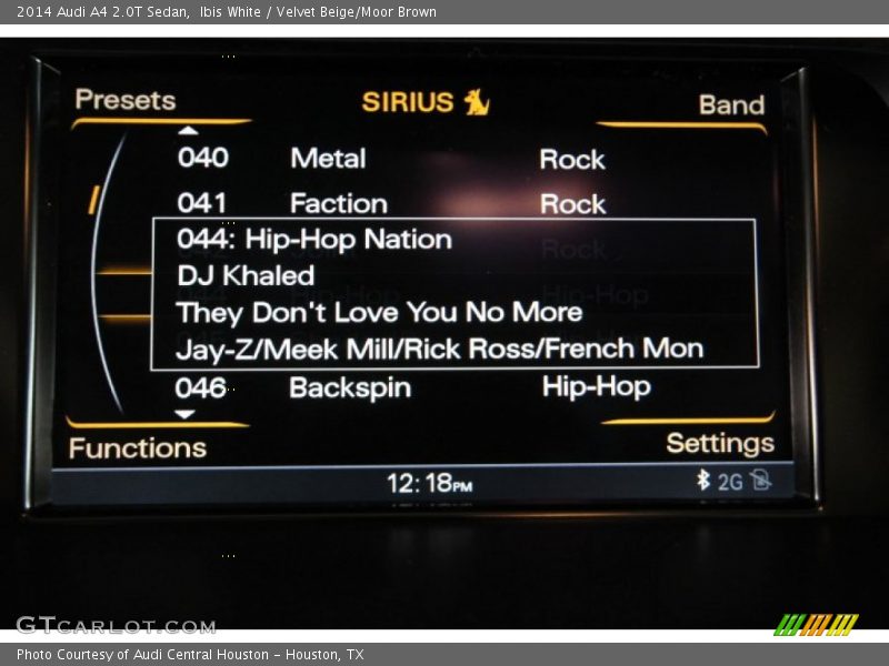 Ibis White / Velvet Beige/Moor Brown 2014 Audi A4 2.0T Sedan