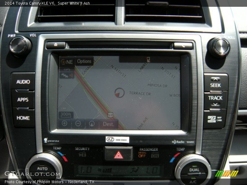 Super White / Ash 2014 Toyota Camry XLE V6