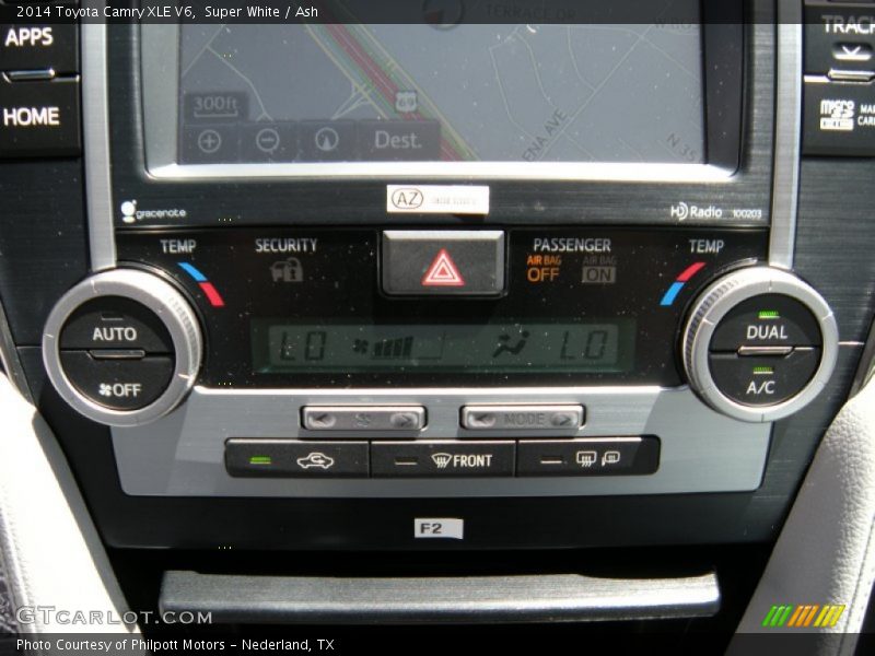 Super White / Ash 2014 Toyota Camry XLE V6