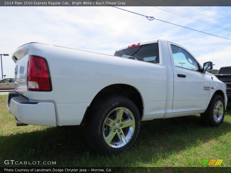 Bright White / Black/Diesel Gray 2014 Ram 1500 Express Regular Cab