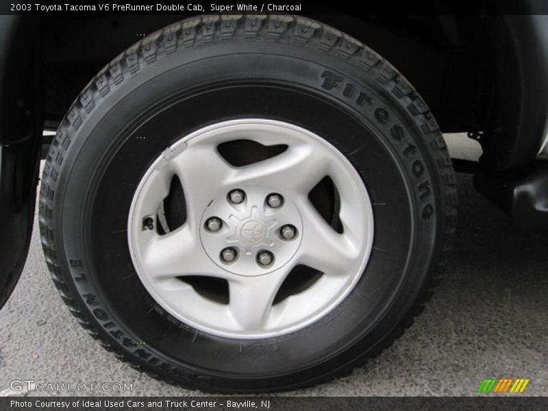 Super White / Charcoal 2003 Toyota Tacoma V6 PreRunner Double Cab