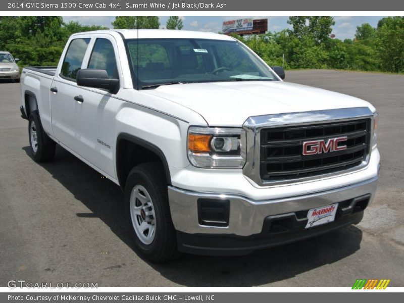 Summit White / Jet Black/Dark Ash 2014 GMC Sierra 1500 Crew Cab 4x4