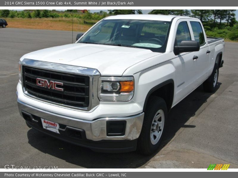 Summit White / Jet Black/Dark Ash 2014 GMC Sierra 1500 Crew Cab 4x4