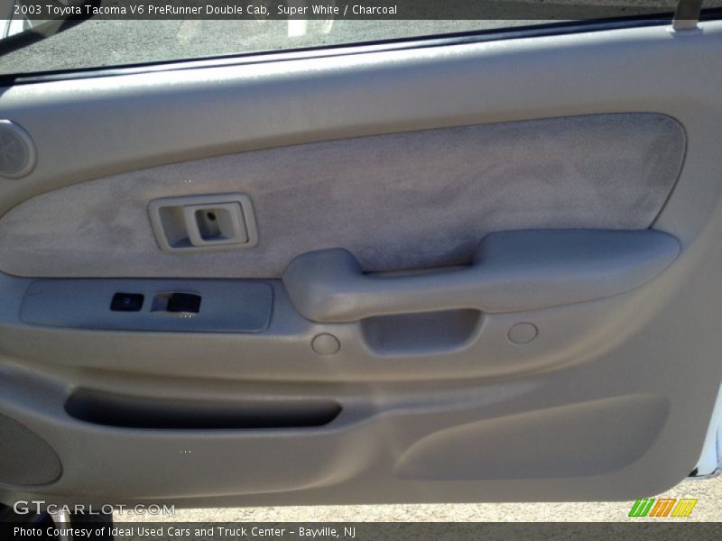 Super White / Charcoal 2003 Toyota Tacoma V6 PreRunner Double Cab
