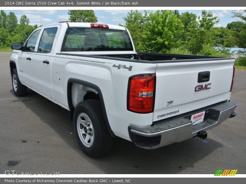 Summit White / Jet Black/Dark Ash 2014 GMC Sierra 1500 Crew Cab 4x4