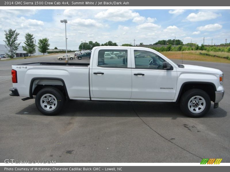 Summit White / Jet Black/Dark Ash 2014 GMC Sierra 1500 Crew Cab 4x4