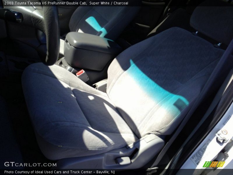 Super White / Charcoal 2003 Toyota Tacoma V6 PreRunner Double Cab
