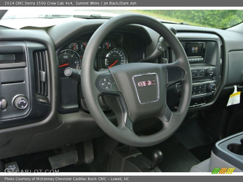 Summit White / Jet Black/Dark Ash 2014 GMC Sierra 1500 Crew Cab 4x4