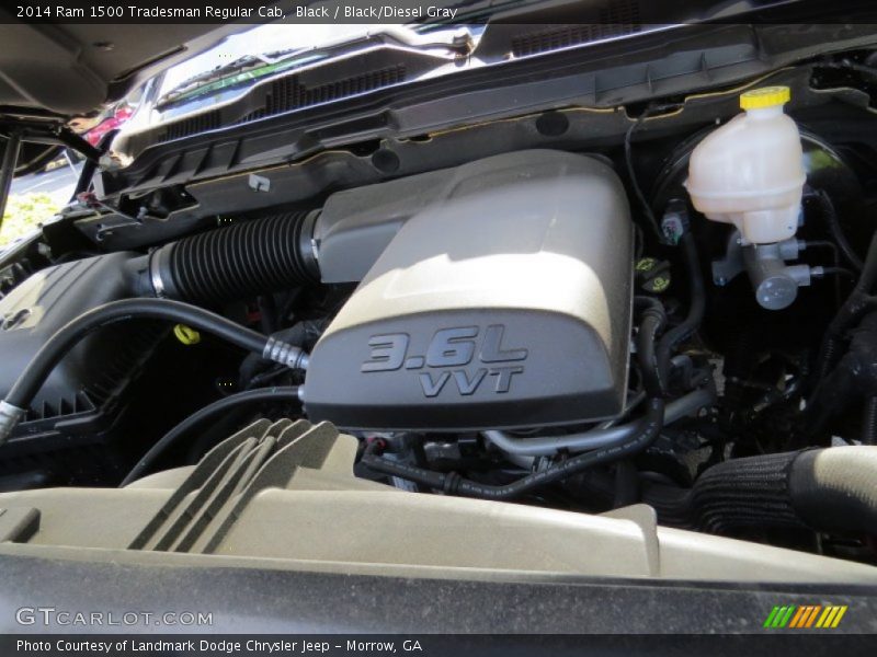 Black / Black/Diesel Gray 2014 Ram 1500 Tradesman Regular Cab