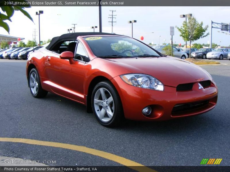 Sunset Pearlescent / Dark Charcoal 2007 Mitsubishi Eclipse Spyder GS