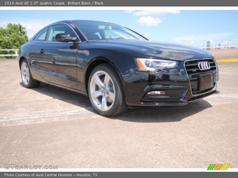 Brilliant Black / Black 2014 Audi A5 2.0T quattro Coupe