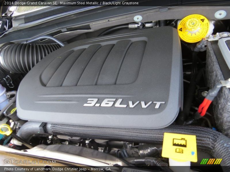 Maximum Steel Metallic / Black/Light Graystone 2014 Dodge Grand Caravan SE