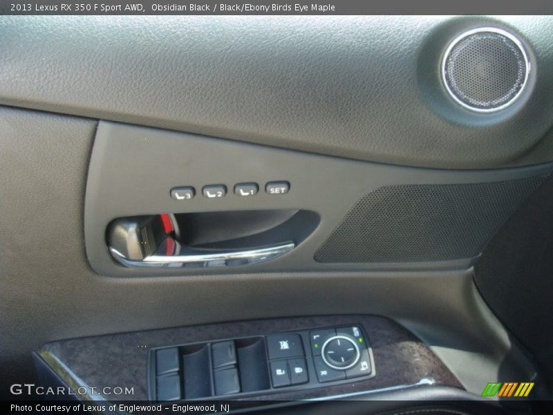 Obsidian Black / Black/Ebony Birds Eye Maple 2013 Lexus RX 350 F Sport AWD