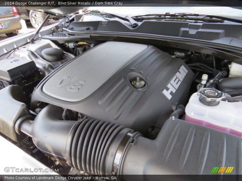 Billet Silver Metallic / Dark Slate Gray 2014 Dodge Challenger R/T