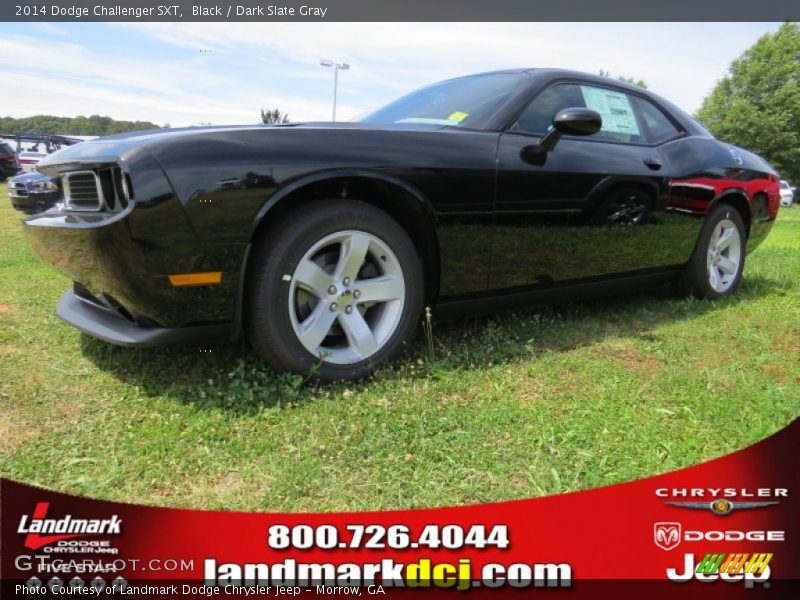 Black / Dark Slate Gray 2014 Dodge Challenger SXT