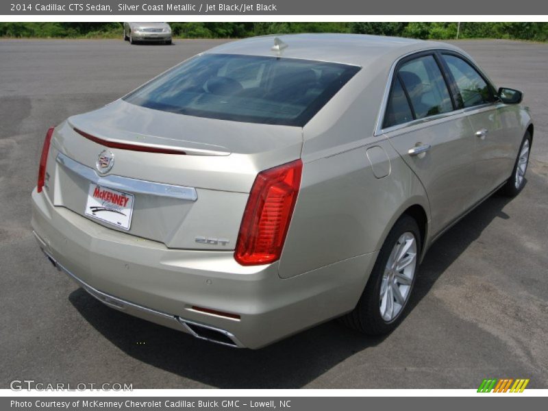 Silver Coast Metallic / Jet Black/Jet Black 2014 Cadillac CTS Sedan
