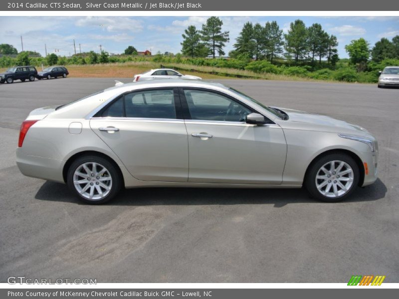 Silver Coast Metallic / Jet Black/Jet Black 2014 Cadillac CTS Sedan