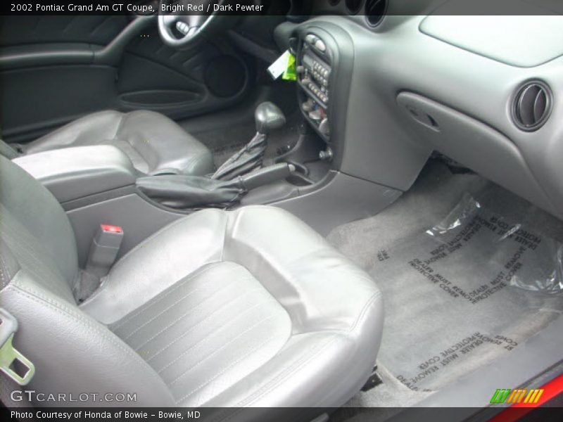 Bright Red / Dark Pewter 2002 Pontiac Grand Am GT Coupe
