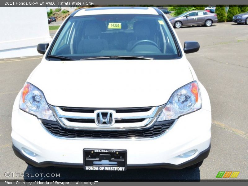 Taffeta White / Gray 2011 Honda CR-V EX 4WD