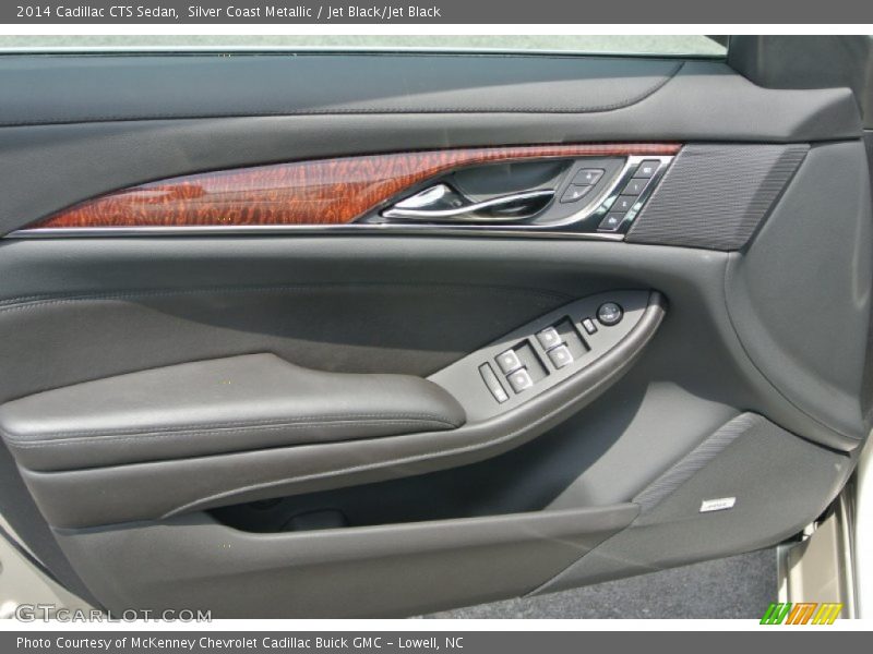 Silver Coast Metallic / Jet Black/Jet Black 2014 Cadillac CTS Sedan