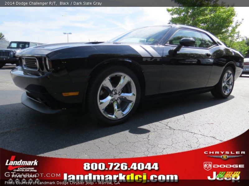 Black / Dark Slate Gray 2014 Dodge Challenger R/T