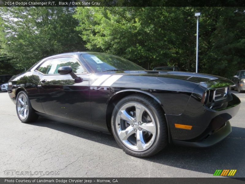 Black / Dark Slate Gray 2014 Dodge Challenger R/T